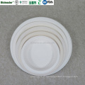 Compostable 10 inch 3-Compartment Cornstarch Round Plates